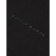 Снимка на SCOTCH&SODA MEN'S LOOSE FIT OVERDYED AW T-SHIRT IN DARK GREY 3