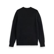 Снимка на SCOTCH&SODA MEN'S SOFT KNIT REGULAR FIT CREW NECK IN DARK GREY 2