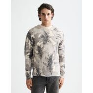 Picture of SCOTCH&SODA MEN'S PRINTED DROPPED SHOULDER PULLOVER IN MULTICOLOUR 4