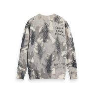 Picture of SCOTCH&SODA MEN'S PRINTED DROPPED SHOULDER PULLOVER IN MULTICOLOUR 2