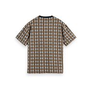 Снимка на SCOTCH&SODA MEN'S RELAXED FIT JACQUARD T-SHIRT IN MULTICOLOUR 2