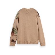 Picture of SCOTCH&SODA MEN'S MOUNTAIN LOOSE FIT PULLOVER IN MEDIUM BROWN 2