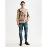 Picture of SCOTCH&SODA MEN'S MOUNTAIN LOOSE FIT PULLOVER IN MEDIUM BROWN 7
