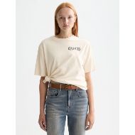 Снимка на SCOTCH&SODA WOMEN'S WASHED ARTWORK LOOSE FIT T-SHIRT IN EGGNOG 4