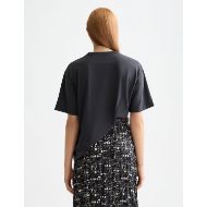 Снимка на SCOTCH&SODA WOMEN'S LOOSE FIT T-SHIRT WITH LEOPARD ARTWORK IN METEORITE 5