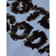 Снимка на SCOTCH&SODA WOMEN'S LOOSE FIT T-SHIRT WITH LEOPARD ARTWORK IN FADED DENIM 3