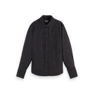 Снимка на SCOTCH&SODA WOMEN'S REGULAR FIT JACQUARD SHIRT IN METEORITE 1