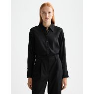 Снимка на SCOTCH&SODA WOMEN'S REGULAR FIT JACQUARD SHIRT IN METEORITE 4