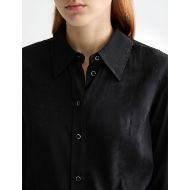Снимка на SCOTCH&SODA WOMEN'S REGULAR FIT JACQUARD SHIRT IN METEORITE 6