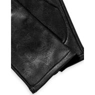 Снимка на SCOTCH&SODA WOMEN'S PERFORATED LEATHER GLOVES IN BLACK 2