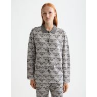 Снимка на SCOTCH&SODA WOMEN'S JACQUARD KNITTED JACKET IN SILVER/GUNMETAL 4