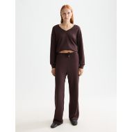 Picture of SCOTCH&SODA WOMEN'S MODAL SWEATPANTS IN CHOCOLATE PLUM 7
