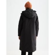Picture of SCOTCH&SODA WOMEN'S CLEAN LONGLINE PUFFER IN METEORITE 6
