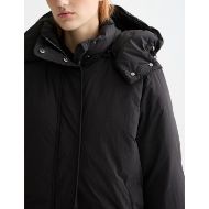 Picture of SCOTCH&SODA WOMEN'S CLEAN LONGLINE PUFFER IN METEORITE 7