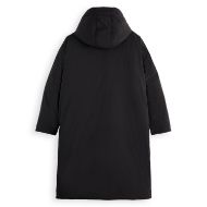 Picture of SCOTCH&SODA WOMEN'S CLEAN LONGLINE PUFFER IN METEORITE 2