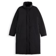 Picture of SCOTCH&SODA WOMEN'S CLEAN LONGLINE PUFFER IN METEORITE 3