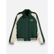 Picture of SCOTCH&SODA WOMEN'S REVERSIBLE SOUVENIR JACKET 750 IN SCARAB 1