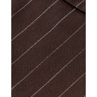 Снимка на SCOTCH&SODA WOMEN'S DOUBLE BREASTED LUREX PINSTRIPE BLAZER IN CHOCOLATE PLUM 3