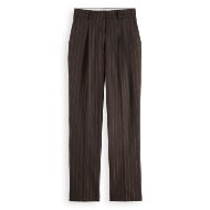 Снимка на SCOTCH&SODA WOMEN'S ROBYN - HIGH RISE RELAXED TAPERED LEG IN CHOCOLATE PLUM 1