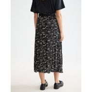 Снимка на SCOTCH&SODA WOMEN'S CRINKLE PLEAT MIDI SKIRT IN MOON GARDENING 5