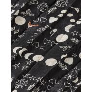 Снимка на SCOTCH&SODA WOMEN'S CRINKLE PLEAT MIDI SKIRT IN MOON GARDENING 3
