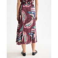 Снимка на SCOTCH&SODA WOMEN'S CRINKLE PLEAT MIDI SKIRT IN ABSTRACT MOUNTAIN 5