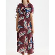 Снимка на SCOTCH&SODA WOMEN'S DRAWSTRING MAXI DRESS IN ABSTRACT MOUNTAIN 6