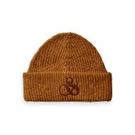 Снимка на SCOTCH&SODA WOMEN'S CHUNKY KNITTED BEANIE IN TOBACCO MELANGE 1