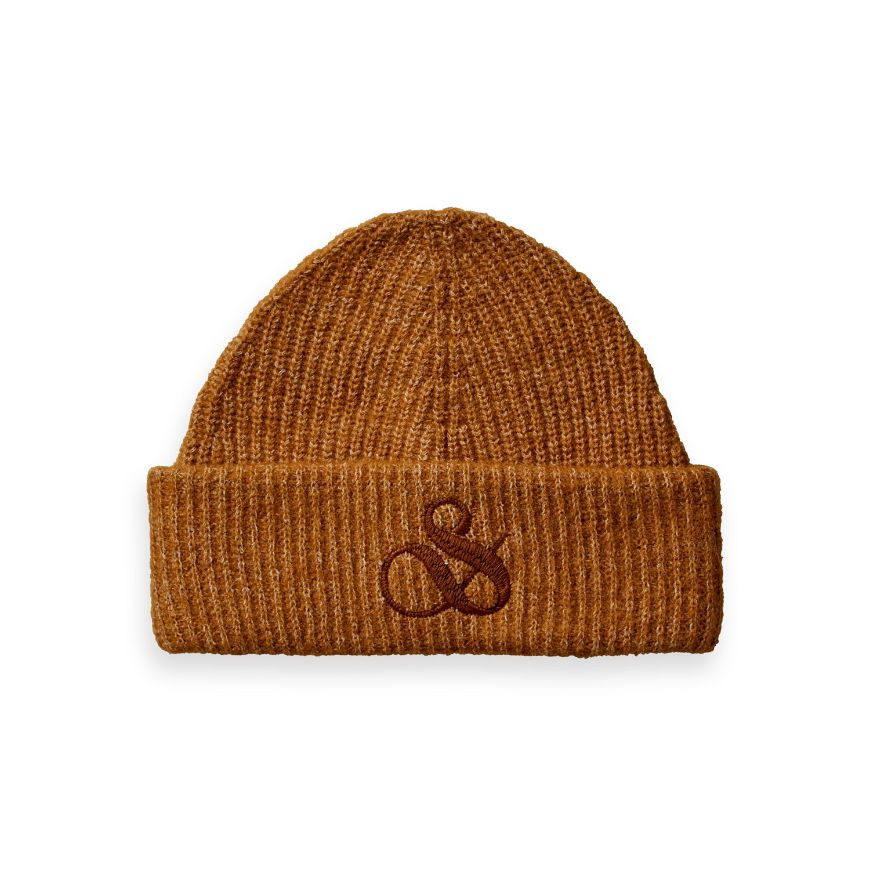 Снимка на SCOTCH&SODA WOMEN'S CHUNKY KNITTED BEANIE IN TOBACCO MELANGE