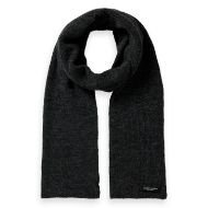 Снимка на SCOTCH&SODA WOMEN'S LOGO KNITTED SCARF IN CHARCOAL MELANGE 1