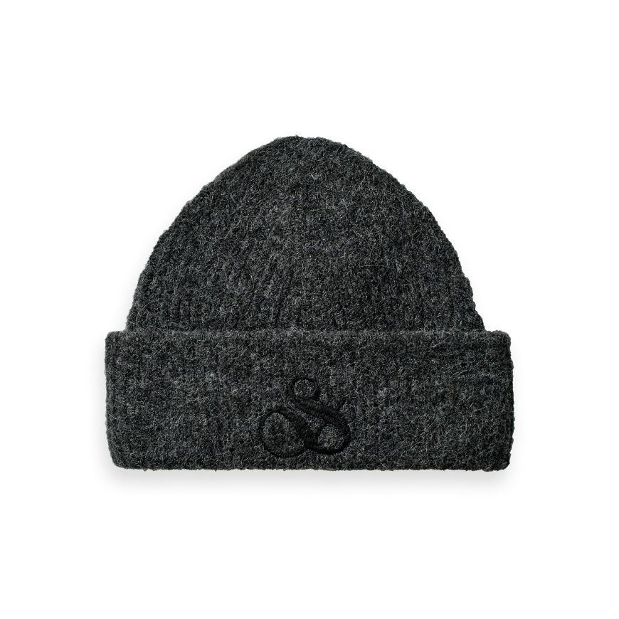 Снимка на SCOTCH&SODA WOMEN'S CHUNKY KNITTED BEANIE IN CHARCOAL MELANGE