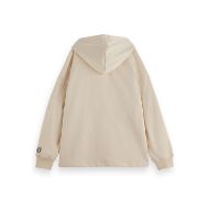 Picture of SCOTCH&SODA WOMEN'S 750 YEARS ARTWORK HOODIE IN SANDSHELL 2
