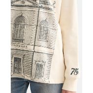 Picture of SCOTCH&SODA WOMEN'S 750 YEARS ARTWORK HOODIE IN SANDSHELL 6
