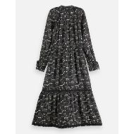Снимка на SCOTCH&SODA WOMEN'S MAXI DRESS WITH LACE DETAILS IN MOON GARDENING 2