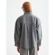Снимка на SCOTCH&SODA WOMEN'S WASHED DENIM OVERSHIRT - BLACK SPARK IN BLACK SPARK 5