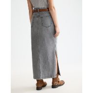 Снимка на SCOTCH&SODA WOMEN'S BLACK DENIM LONG SKIRT - BLACK SPARK 5