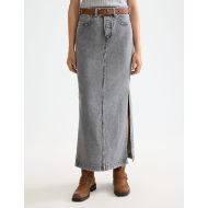 Снимка на SCOTCH&SODA WOMEN'S BLACK DENIM LONG SKIRT - BLACK SPARK 4