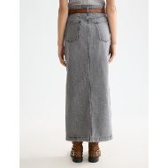 Снимка на SCOTCH&SODA WOMEN'S BLACK DENIM LONG SKIRT - BLACK SPARK 6