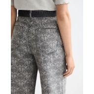 Picture of SCOTCH&SODA WOMEN'S THE WAVE WIDE JEANS - MONOGRAM BLACK 6