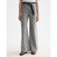 Picture of SCOTCH&SODA WOMEN'S THE WAVE WIDE JEANS - MONOGRAM BLACK 4