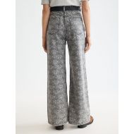 Picture of SCOTCH&SODA WOMEN'S THE WAVE WIDE JEANS - MONOGRAM BLACK 5