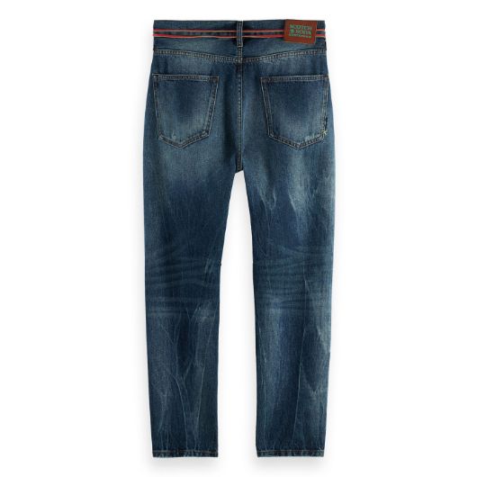 Показвай детайлите за SCOTCH&SODA MEN'S DEAN LOOSE TAPERED JEANS - GREEN TOUCH 2 - FanPoint Снимка на SCOTCH&SODA MEN'S DEAN LOOSE TAPERED JEANS - GREEN TOUCH 2