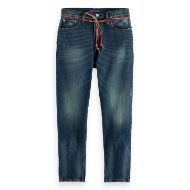Picture of SCOTCH&SODA MEN'S DEAN LOOSE TAPERED JEANS - GREEN TOUCH 1