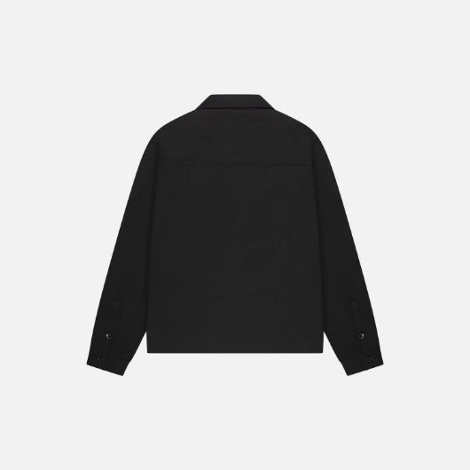 Show details for OTP MEN'S PLEATED OVERSHIRT IN BLACK 2 - FanPoint Picture of OTP MEN'S PLEATED OVERSHIRT IN BLACK 2