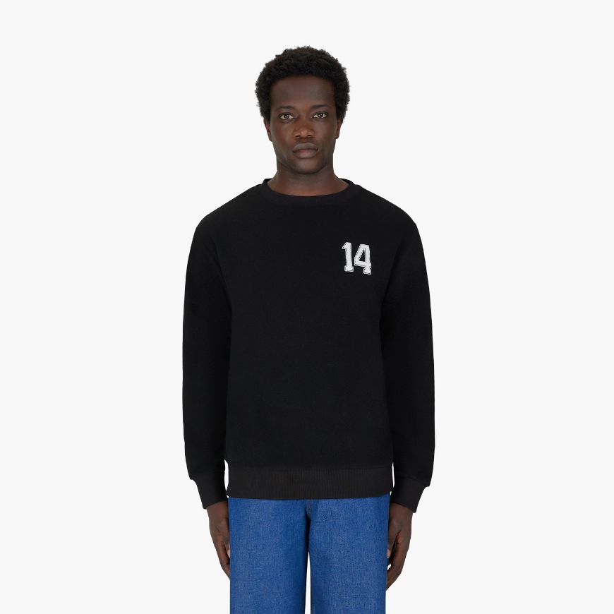 Picture of CRUYFF MEN'S BOUCLE 14 CREWNECK IN BLACK