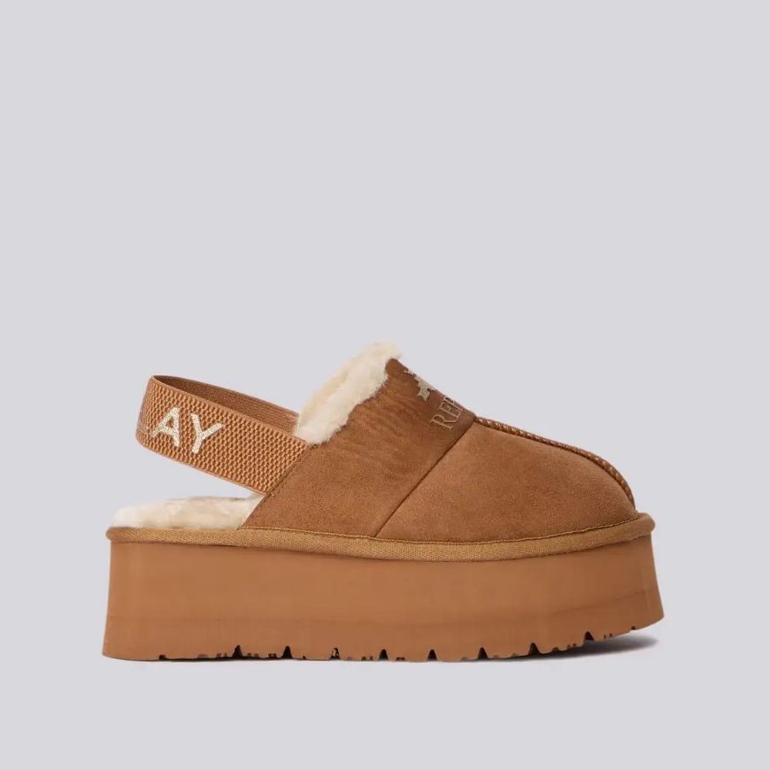 Снимка на REPLAY ДАМСКИ ОБУВКИ CHIC SLIPPER SLIP ON В КАФЯВО