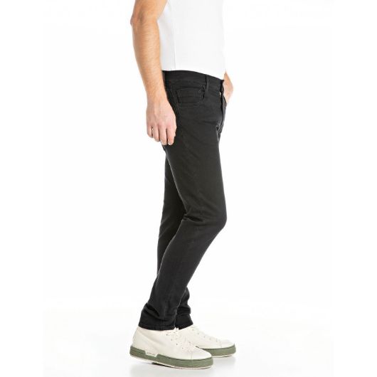 Показвай детайлите за REPLAY МЪЖКИ MICKYM SLIM-FIT ДЕНИМ 9.5 OZ BLACK OD BLACK POWER STRETCH DENIM В ЧЕРНО 2 - FanPoint Снимка на REPLAY МЪЖКИ MICKYM SLIM-FIT ДЕНИМ 9.5 OZ BLACK OD BLACK POWER STRETCH DENIM В ЧЕРНО 2