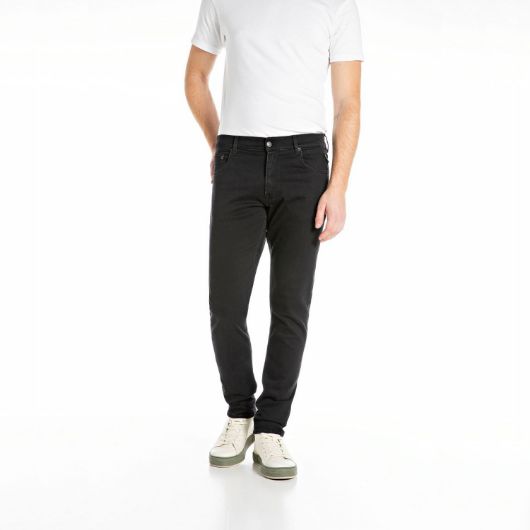 Показвай детайлите за REPLAY МЪЖКИ MICKYM SLIM-FIT ДЕНИМ 9.5 OZ BLACK OD BLACK POWER STRETCH DENIM В ЧЕРНО 1 - FanPoint Снимка на REPLAY МЪЖКИ MICKYM SLIM-FIT ДЕНИМ 9.5 OZ BLACK OD BLACK POWER STRETCH DENIM В ЧЕРНО 1