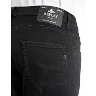 Снимка на REPLAY МЪЖКИ MICKYM SLIM-FIT ДЕНИМ 9.5 OZ BLACK OD BLACK POWER STRETCH DENIM В ЧЕРНО 8