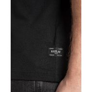 Picture of REPLAY MEN'S COTTON JERSEY T-SHIRT IN BLACK 4